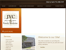 Tablet Screenshot of jvcfamilymedicine.com